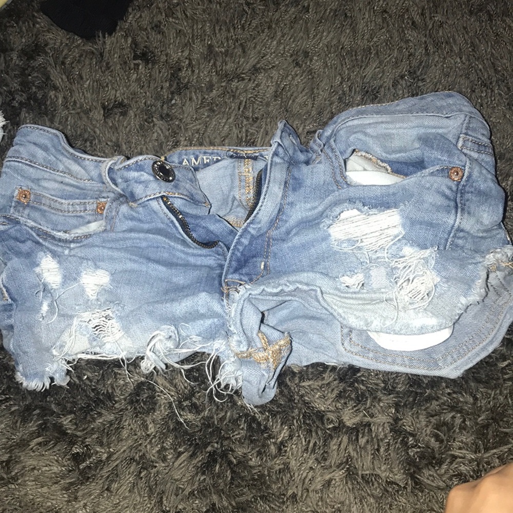 American eagle jean shorts